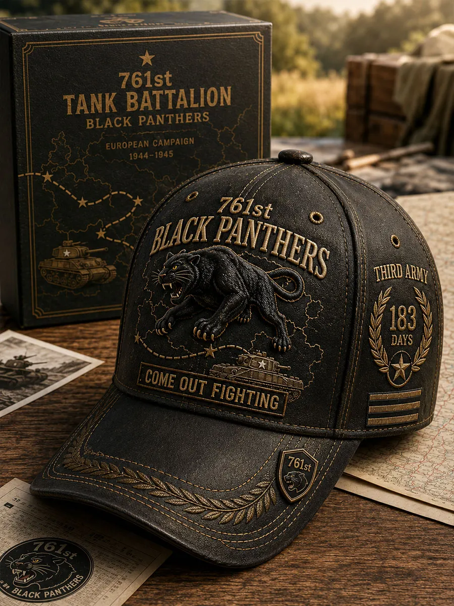 761st Tank Battalion Black Panthers Commemorative Baseball Cap