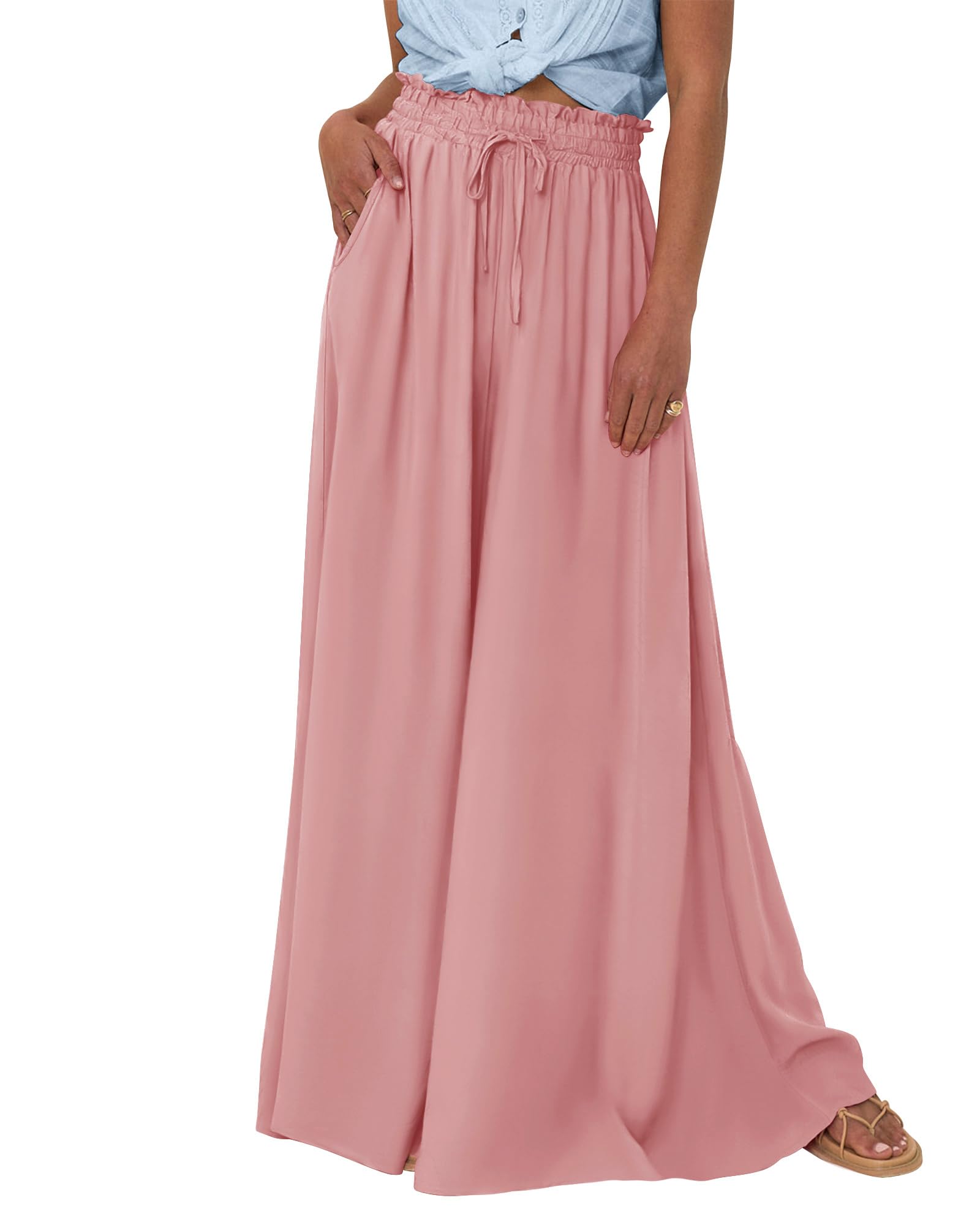 ✨✨ MAY SALE | Effortless High Waist Wide Leg Pants -100%Cotton✨