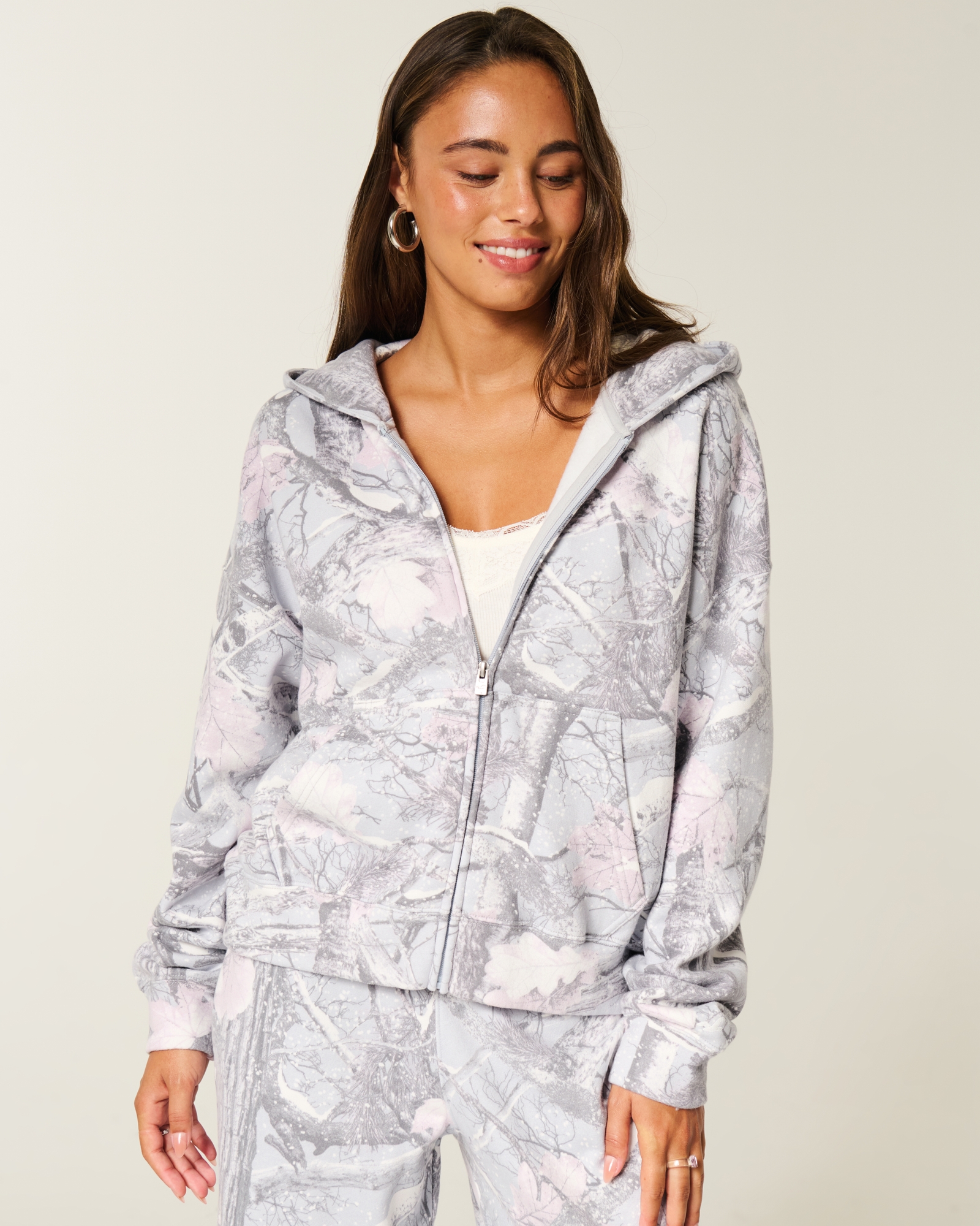Oversized Zip-Up Hoodie