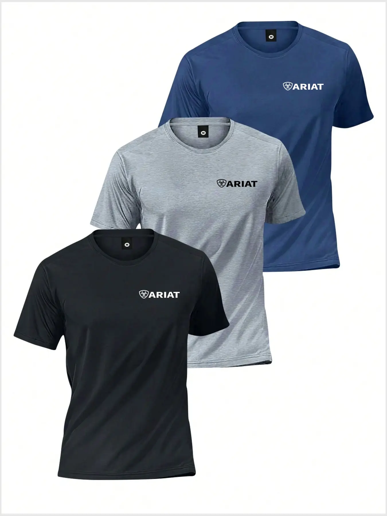 7 Piece Set Sport Short Sleeve T-Shirt