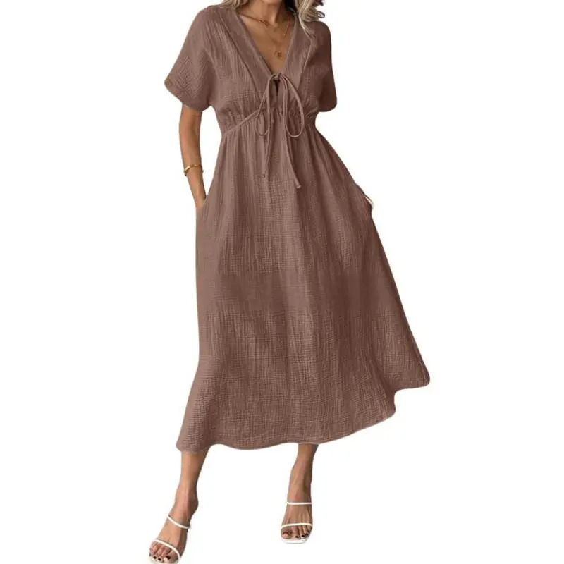 Women's Coastal Breeze Cotton Beach Dress