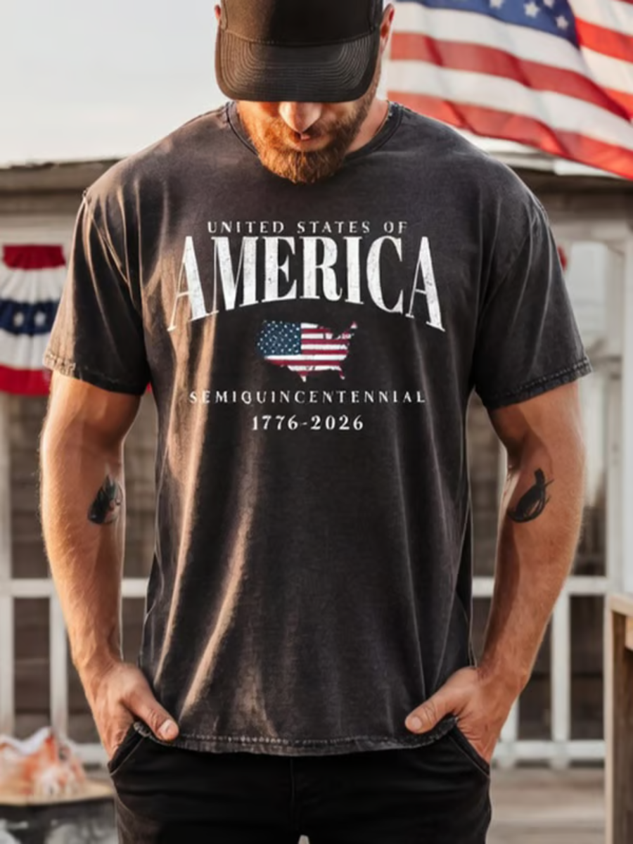 Men's 250th Anniversary Printed T-shirt