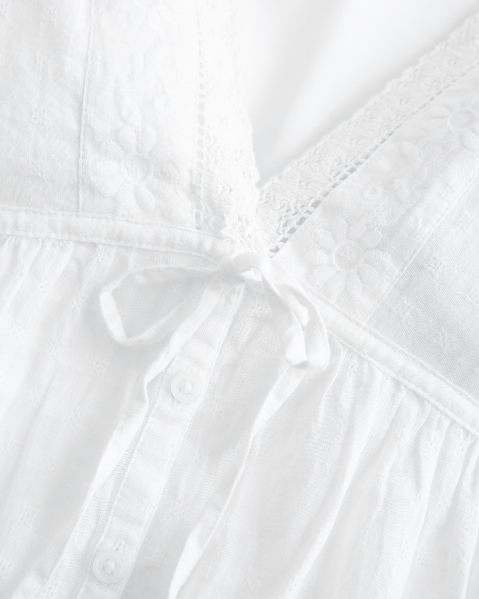 Short-Sleeve Flyaway Babydoll Top