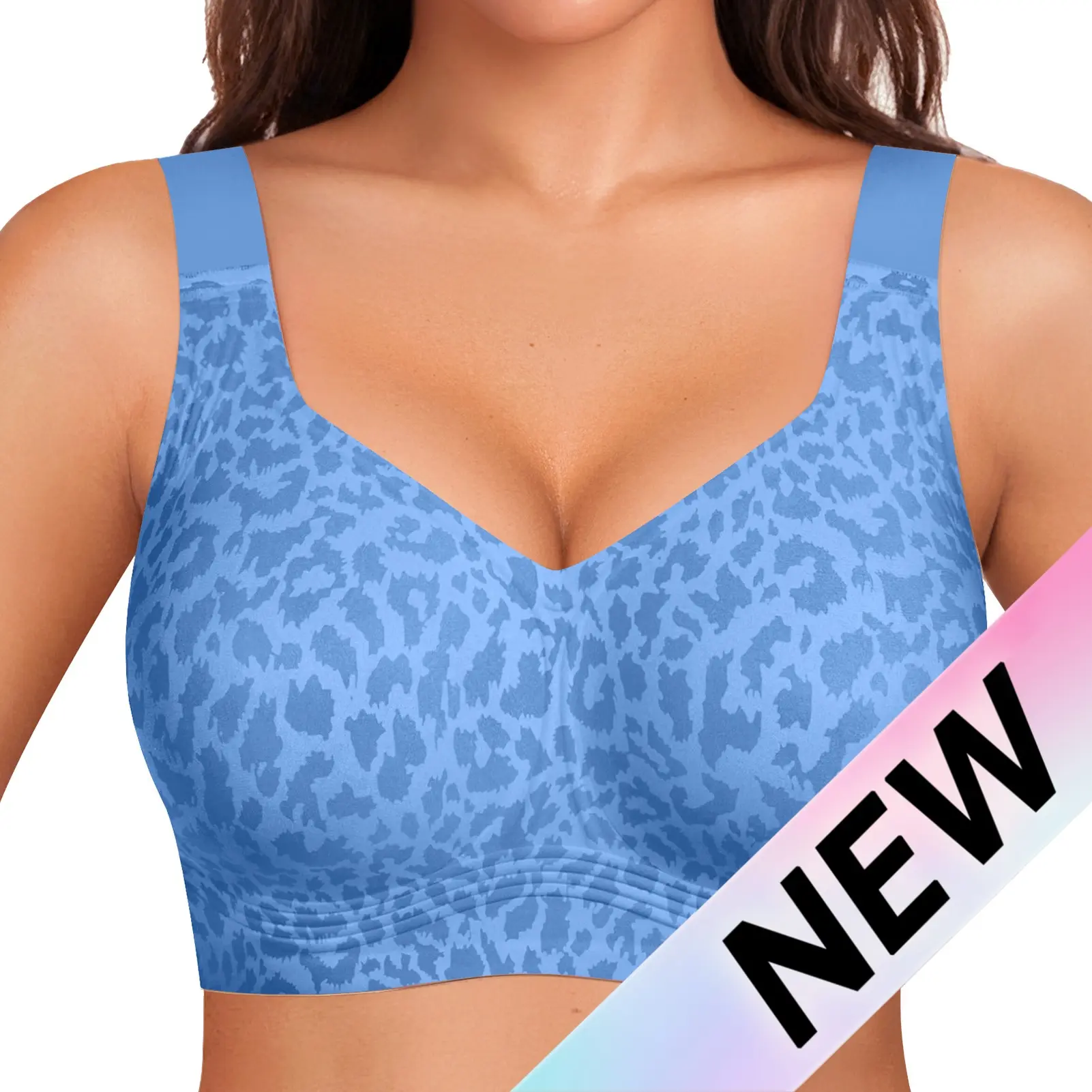 Women Wirefree Bras - Comfortable Wireless Padded Support