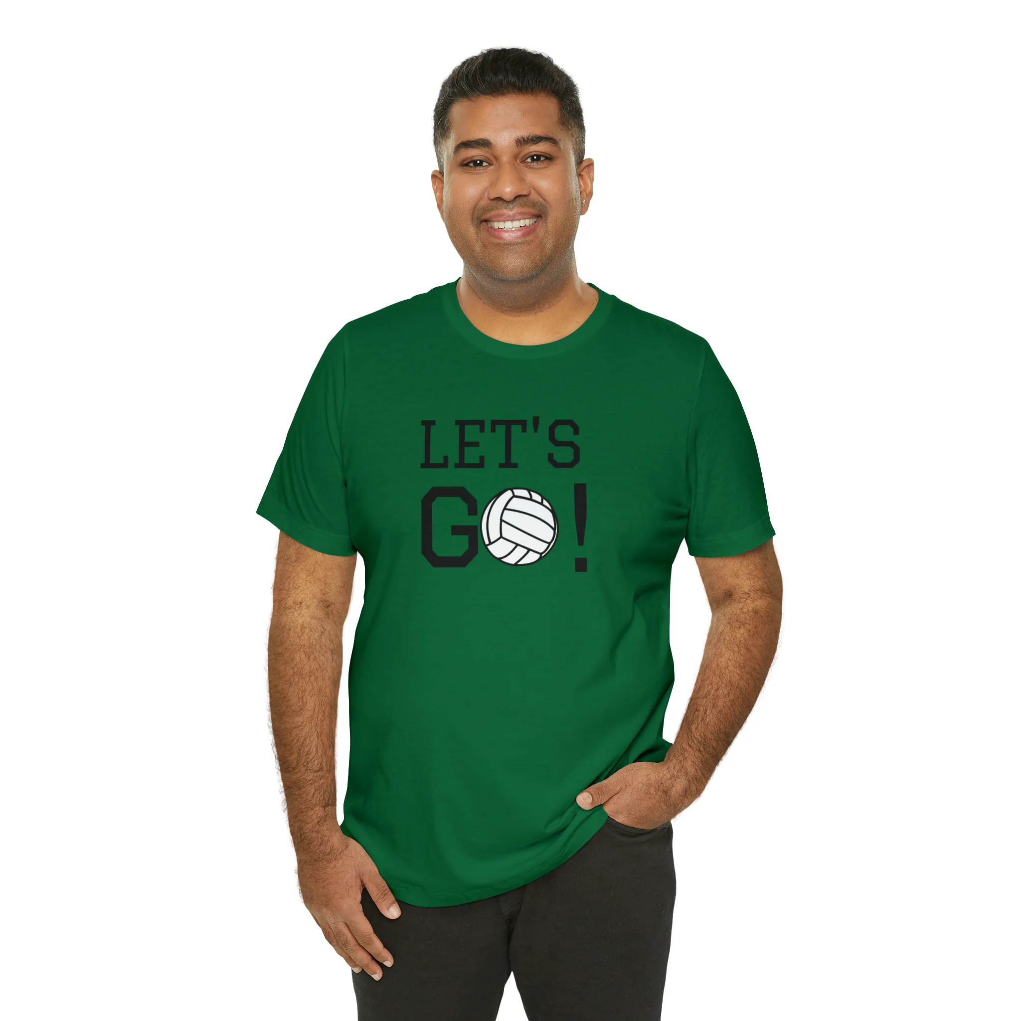 Let's Go! Volleyball Unisex Jersey Short Sleeve Tee