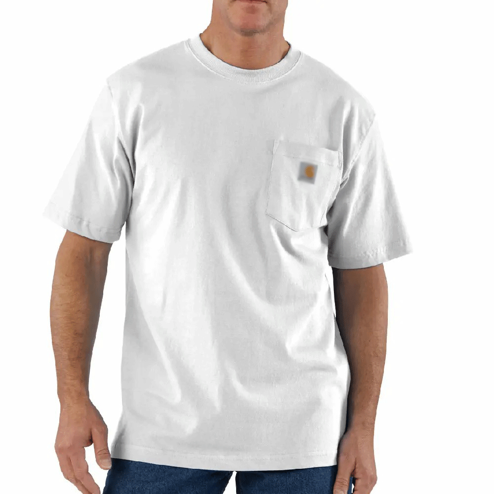 🔥Last Day Promotion! Men's Workwear Loose Fit Heavyweight Short-Sleeve Pocket T-Shirt