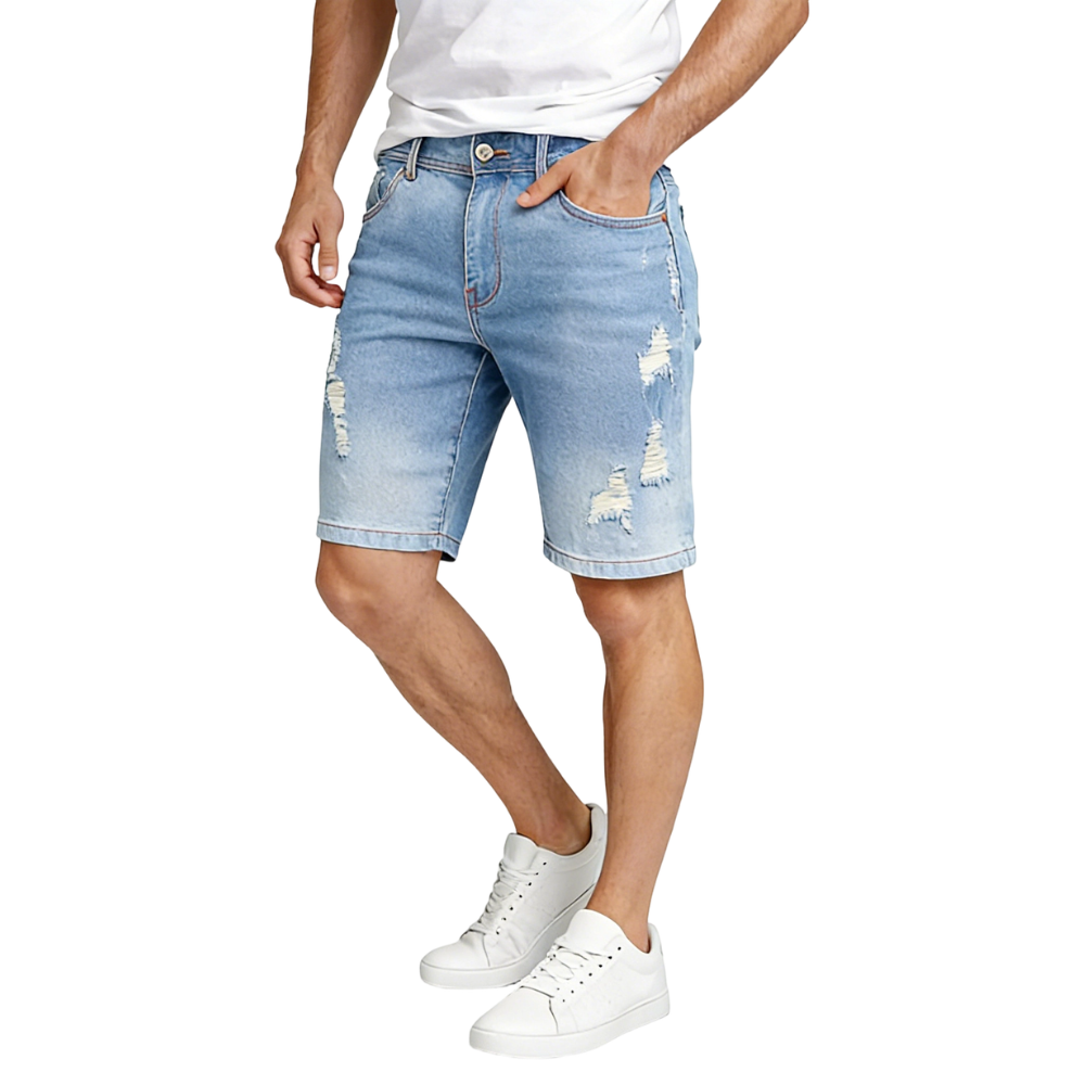 Mens 3 Pack Classic Jean Shorts with Multiple Styles (30-42)