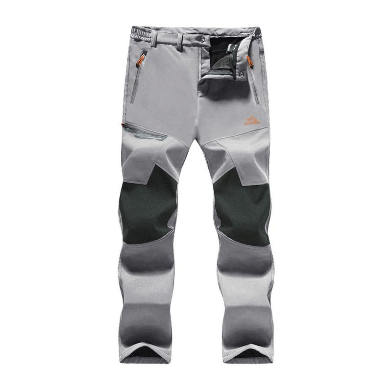 🧊 Men’s Fleece-Lined Water-Resistant Snow Pants – Warm Outdoor Winter Pants