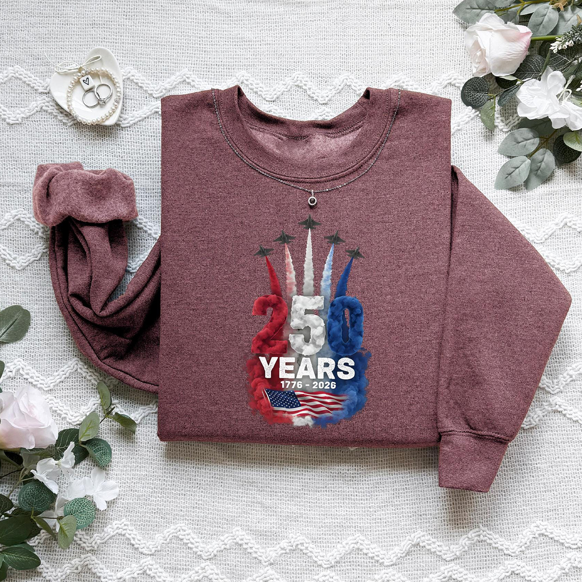 250th Anniversary Sweatshirt_ 1776 2026 Shirt_ USA
