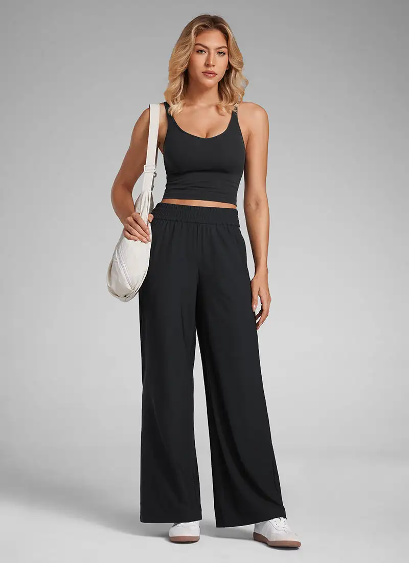 Feathery-Fit Stretchy High Rise Pant 30