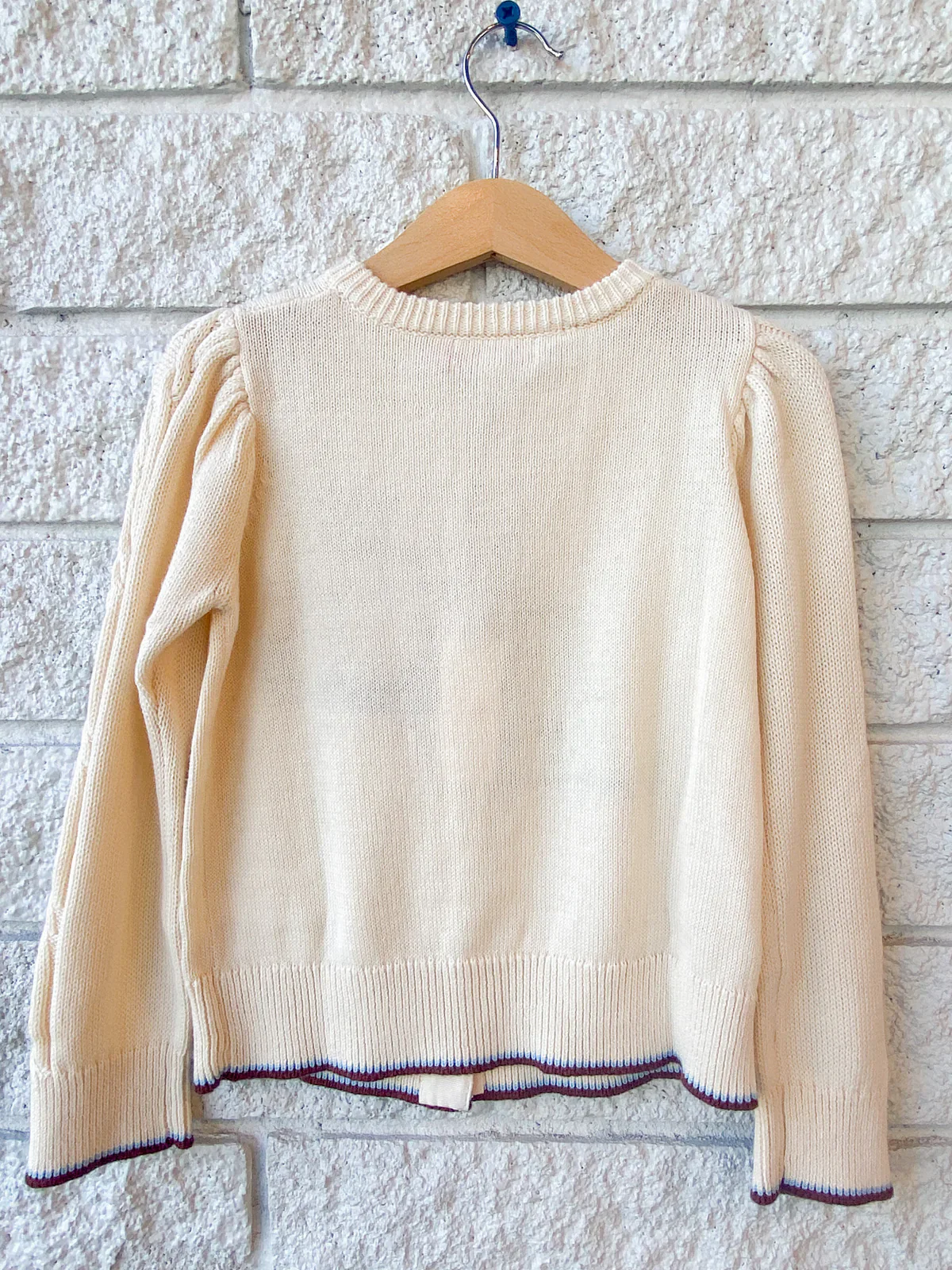 Girl's Cable Constance Sweater Wild Horse