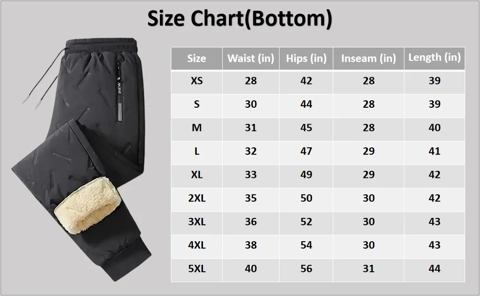 Unsex Winter Pants