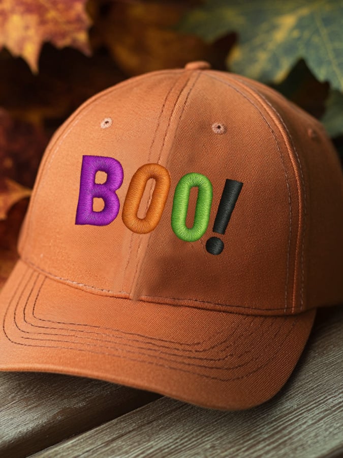 Women's Casual Halloween Printed Baseball Cap