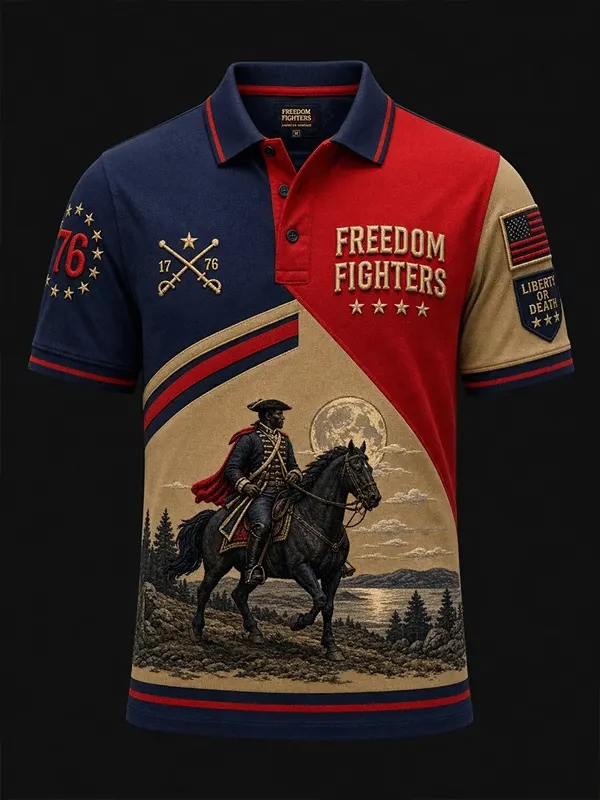 Black Men's Buffalo Soldier Riding Top