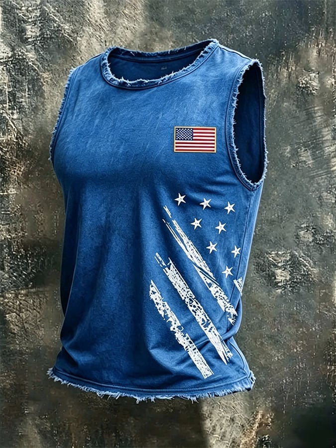 Men'S Casual Printed Vest