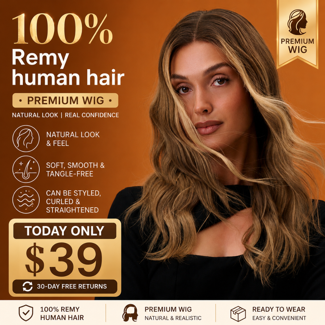 Hand-tied with 100% Remy human hair , look natural, be easy to wear, and empower your confidence.