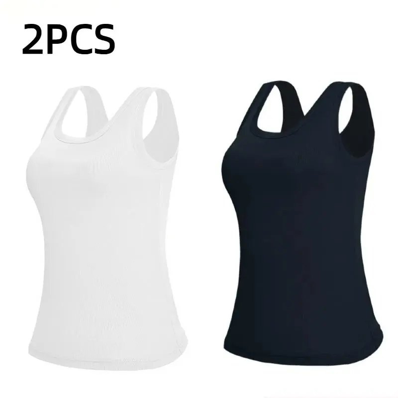 Ribbed Workout Tank Tops for Women with Built in Bra Tight Racerback Scoop Sports Tank Neck Athletic Top for Summer And All Seasons Womenswear Bras