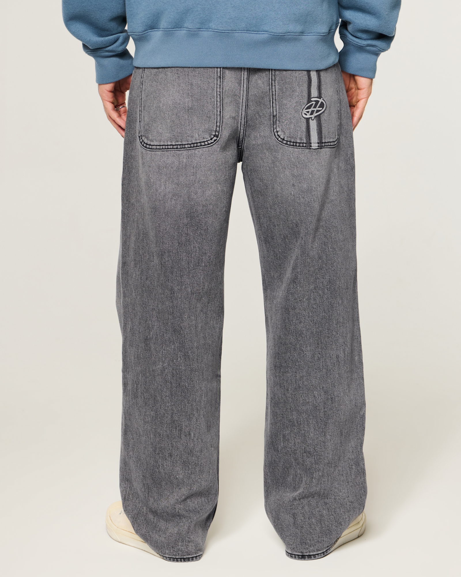 Grey Baggy Jeans