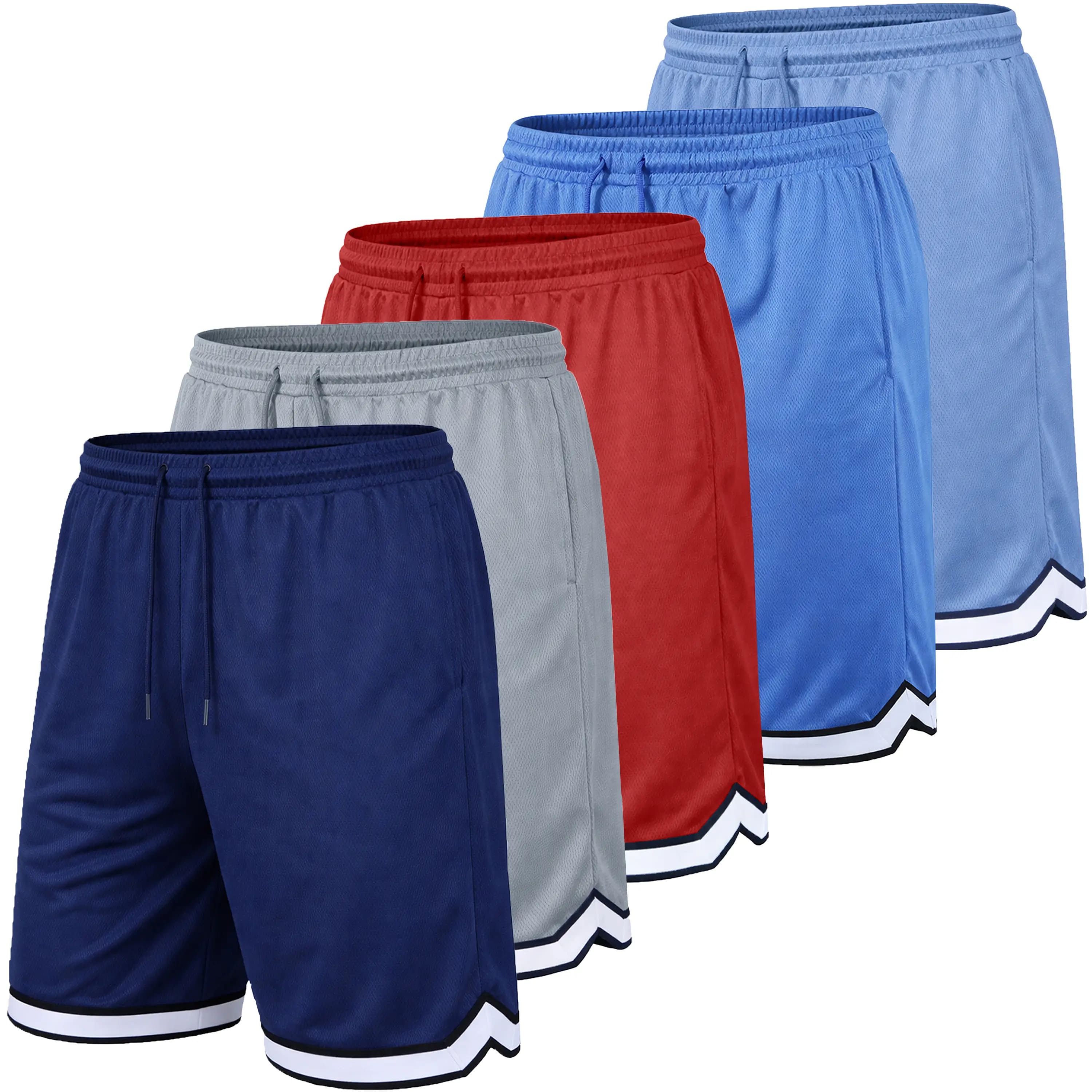 Men's Premium Active Moisture Wicking Workout Mesh Shorts With Trim Summer Outdoor Bottoms
