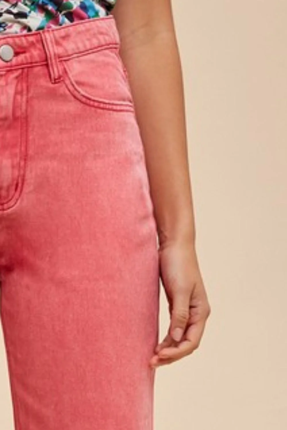 Wear Distressed Raw Hem Jeans