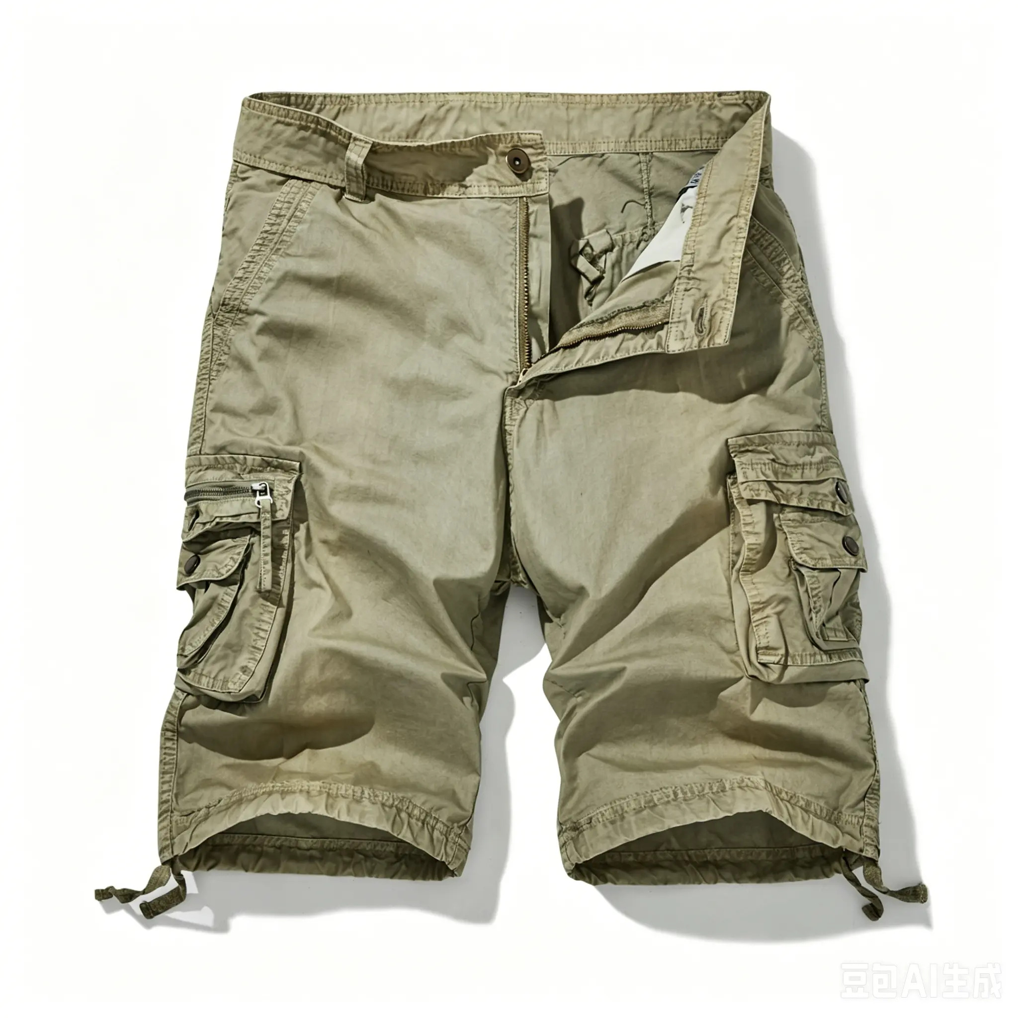 Men's Plus-Size Summer Cargo Shorts