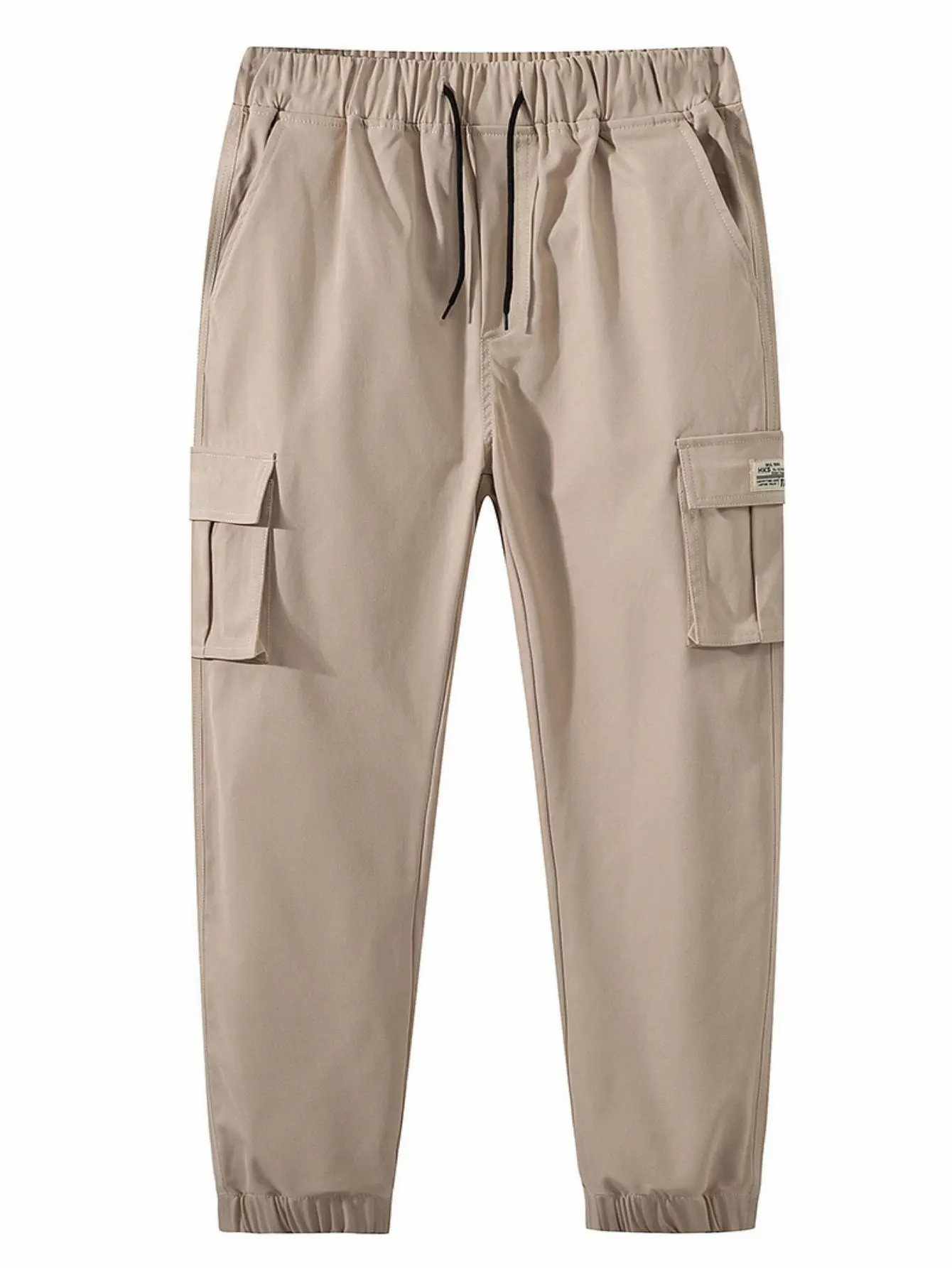 Men's 5-Pack Multi-Pocket Cargo Jogger Pants – Slim Fit, Tapered Leg, Casual Streetwear