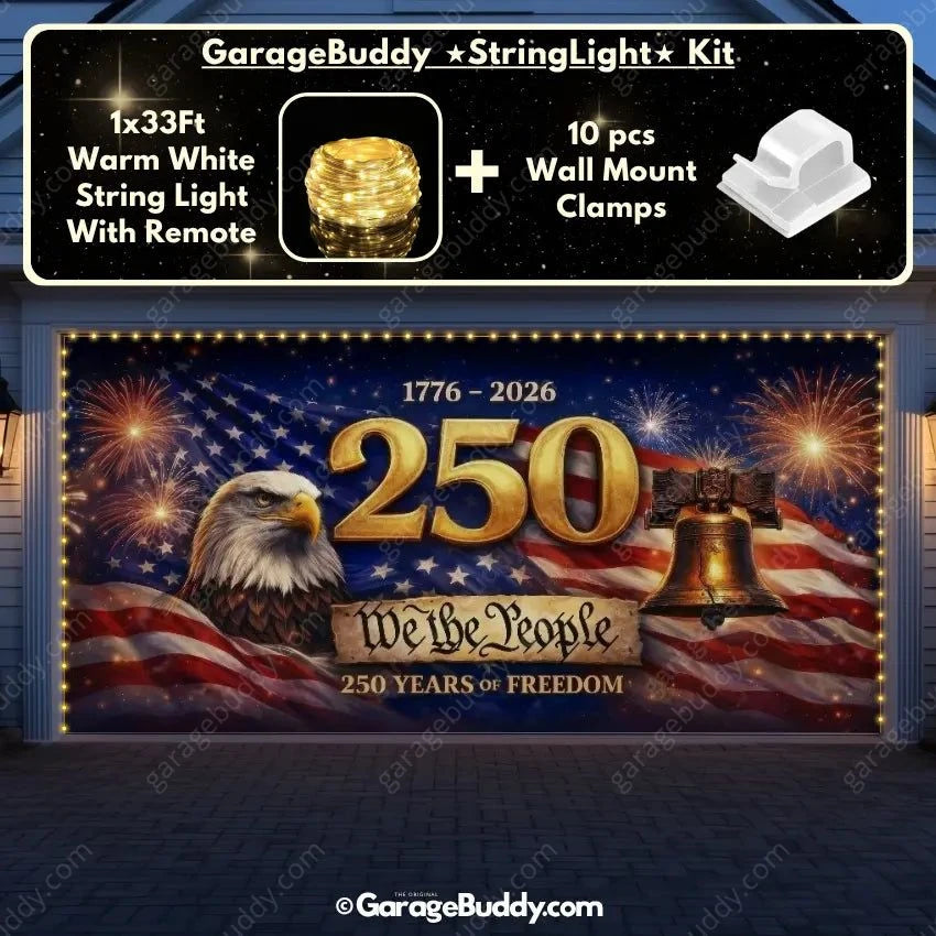 Freedom 250 | Limited Edition Patriotic Garage Door Cover