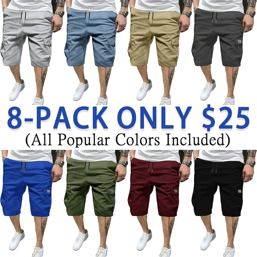 Men's Slanted Pocket Casual Shorts