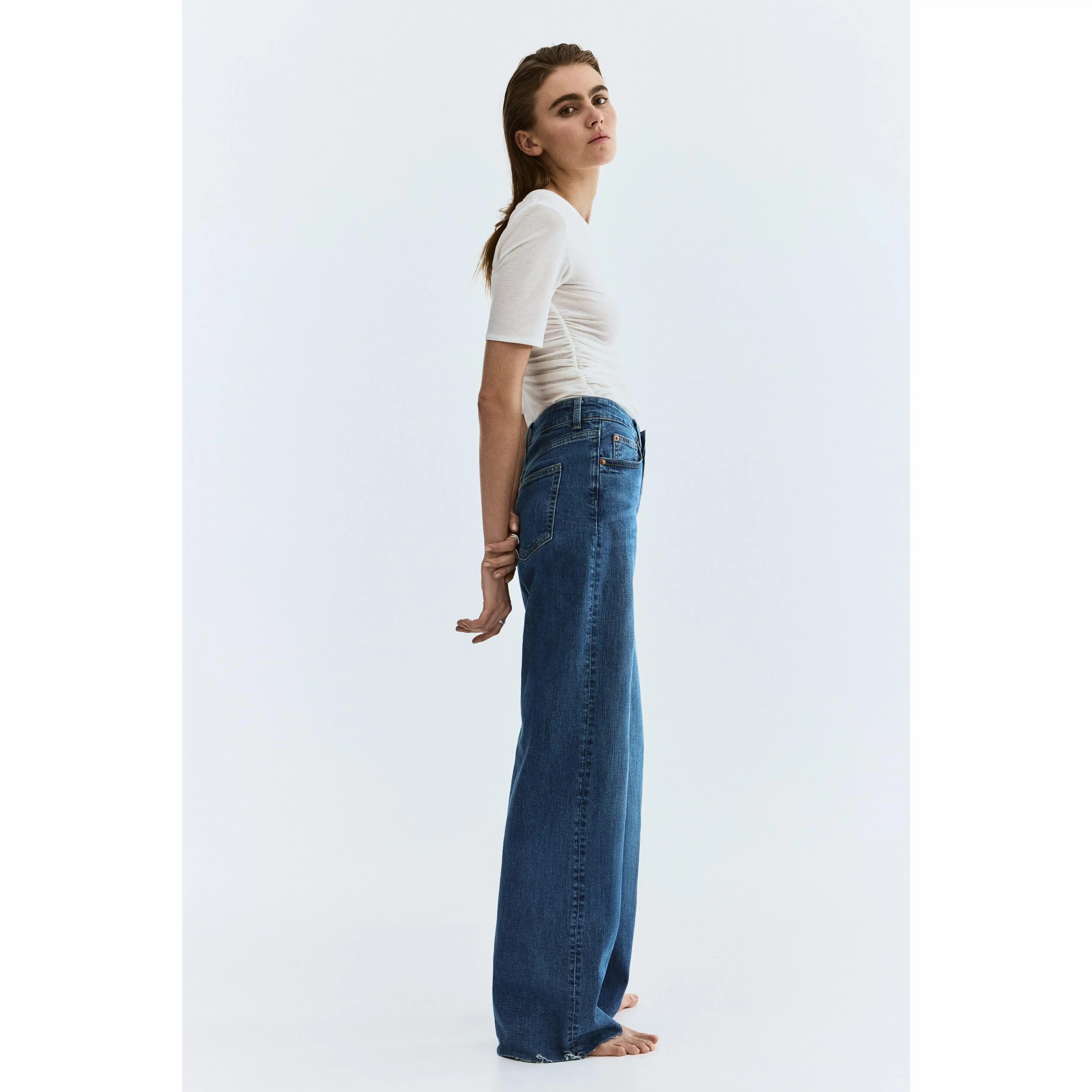 🔥Wide High Waist Jeans