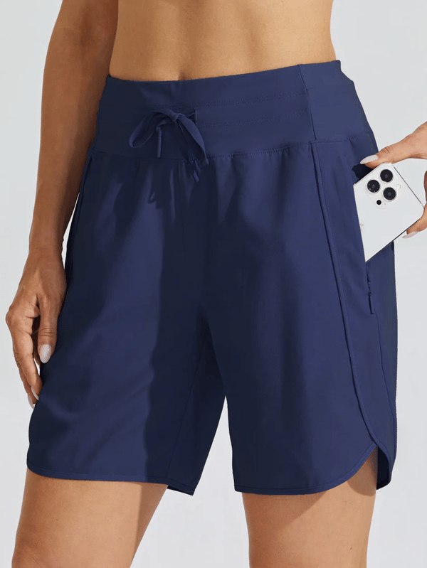 🔥New Arrival 49% OFF🔥Women's Active 7 Inseam Athletic Long Running High Wasistband Shorts