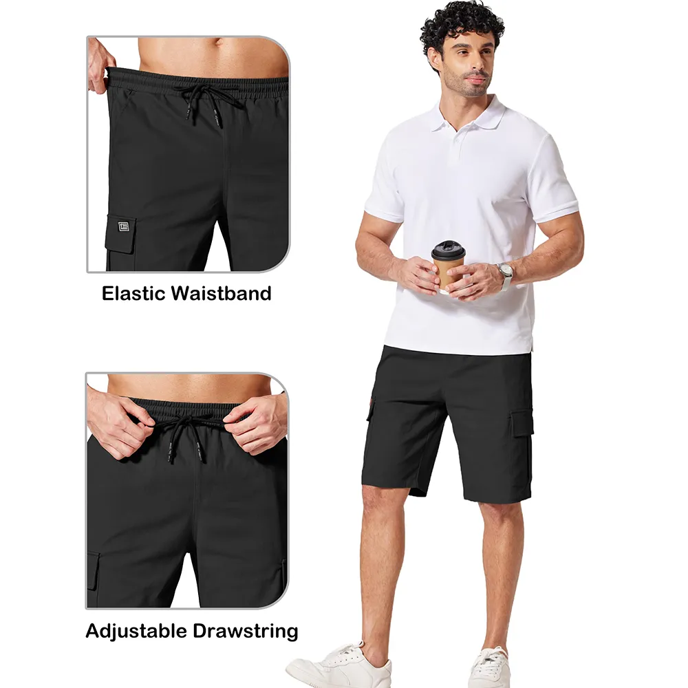 🔥Men's Pockets Drawstring Cargo Shorts