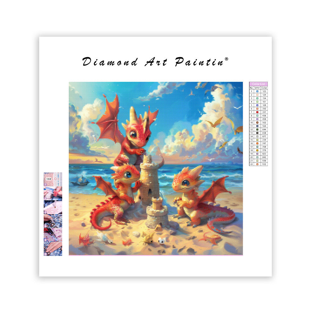 Sunny Dragon Day - Diamond Painting