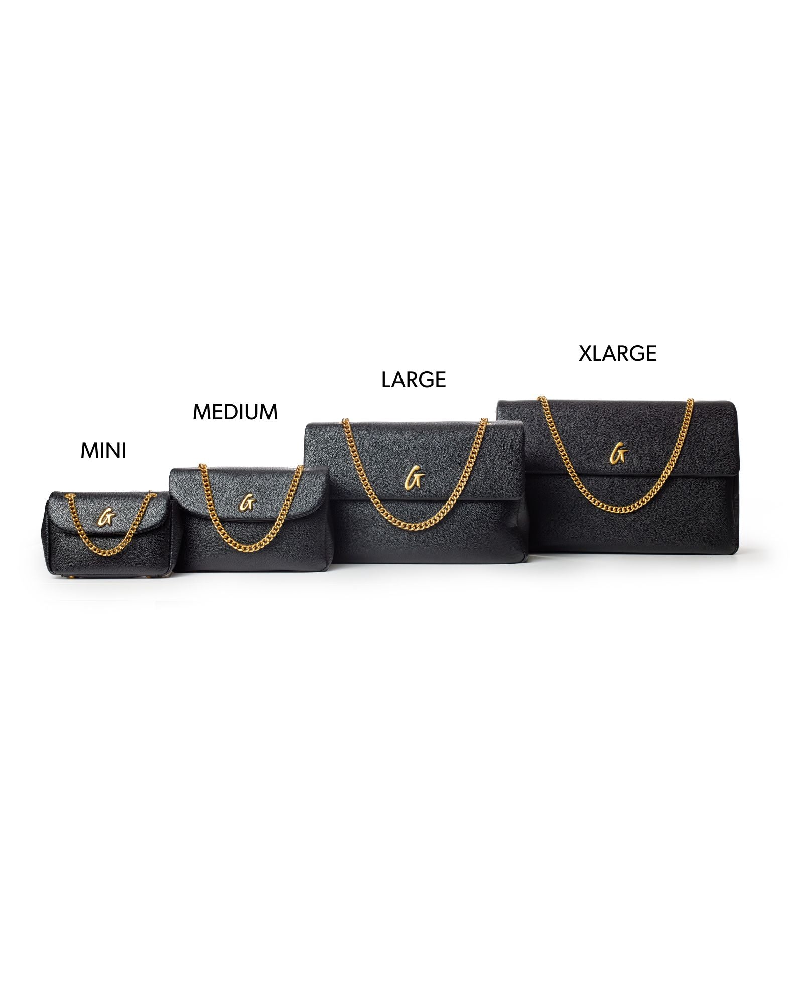 MINI PEBBLE FLAP BAG - BLACK