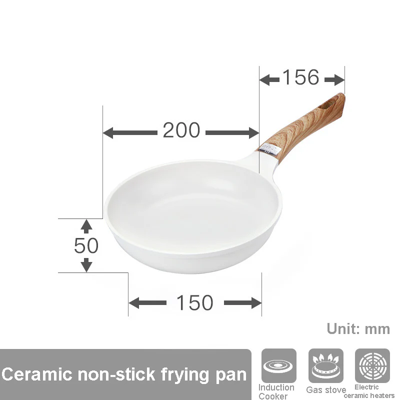 Japanese Style Ceramic Coated Skillet