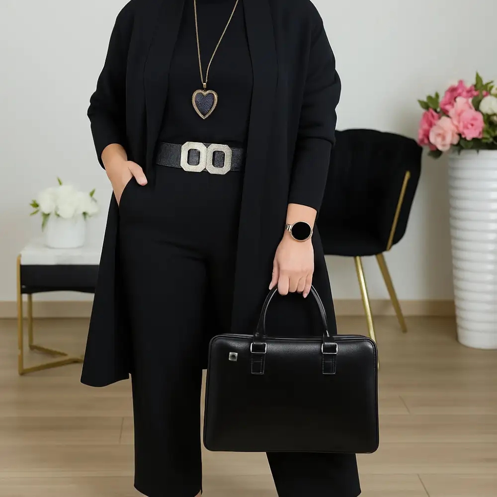 ⏳Time-Limited Special⏰Elegant 6-piece set including long cardigan, top and pants💞