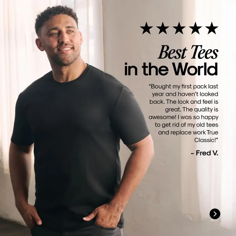 Men's four-piece short-sleeved crew neck T-shirt set