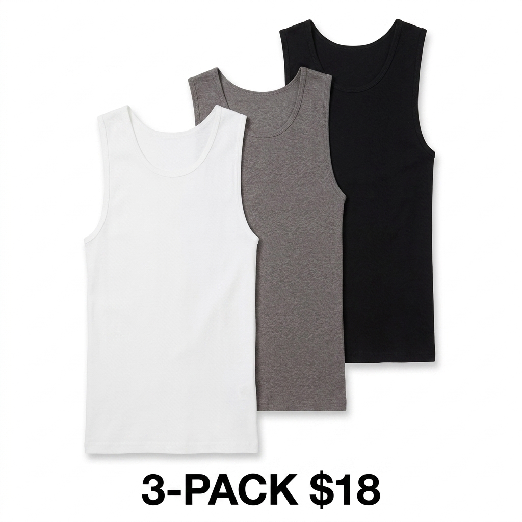 Men's Premium Fitted Tank Top – Ultra-Soft Cotton Stretch