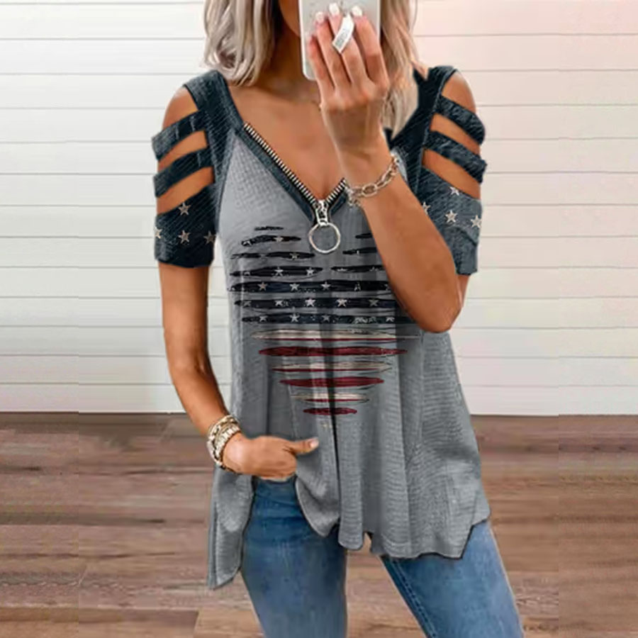 Women's Independence Day Casual Top