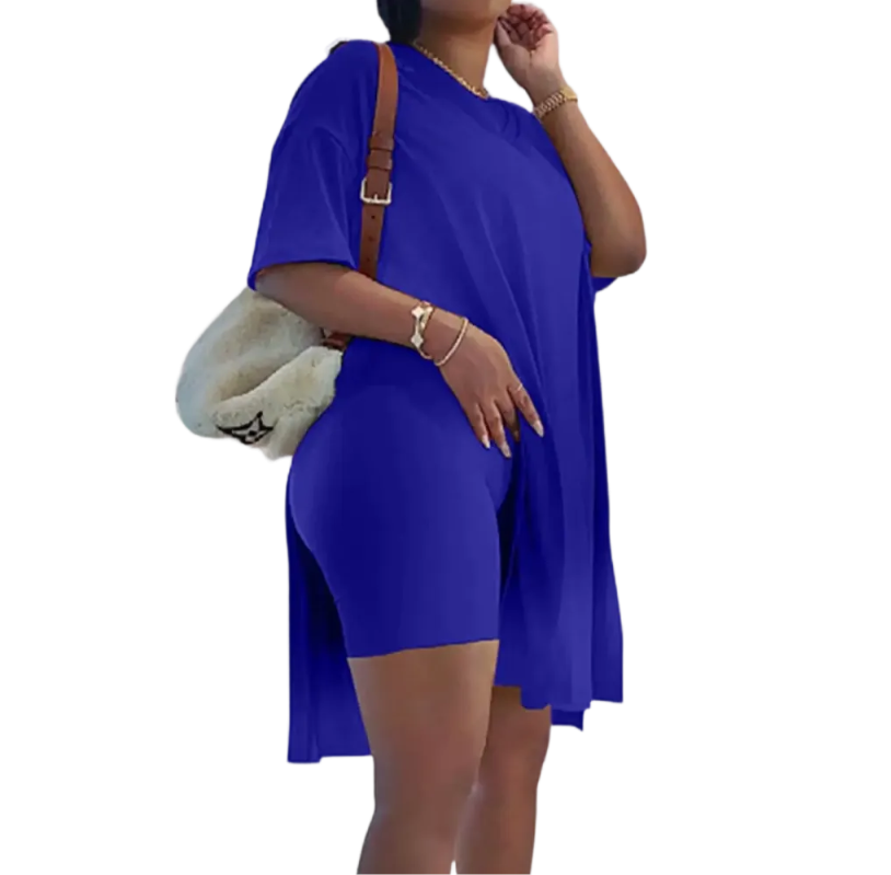Women's Spring Summer Hooded Top & Lounge Pants Set