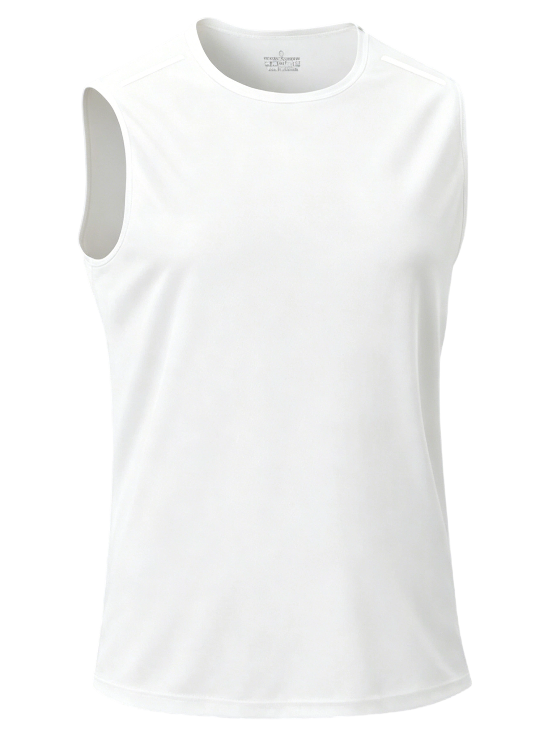 10-Pack Quick-Dry Sleeveless Sports Vest with Reflective Shoulder Strips